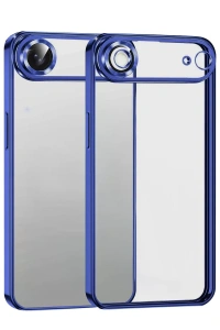 Apple iPhone 17 Air Lensli Silikon - Lacivert