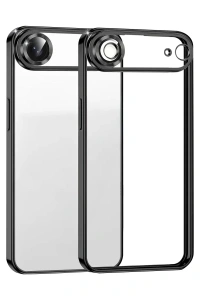 Apple iPhone 17 Air Lensli Silikon - Siyah