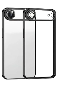 Apple iPhone 17 Air Lensli Silikon - Siyah