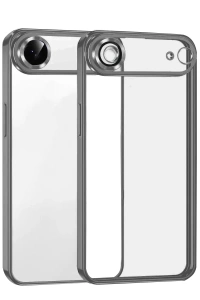 Apple iPhone 17 Air Lensli Silikon - Titan Gri