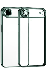 Apple iPhone 17 Air Lensli Silikon - Yeşil