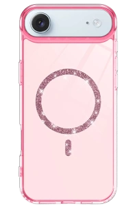 Apple iPhone 17 Air Live Diamond Magsafe Kapak - Pembe