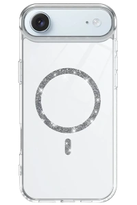 Apple iPhone 17 Air Live Diamond Magsafe Kapak - Şeffaf