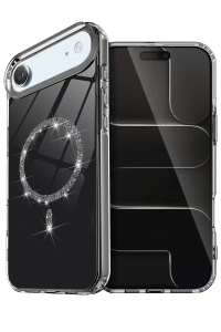 Apple iPhone 17 Air Live Diamond Magsafe Kapak - Siyah