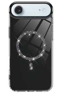 Apple iPhone 17 Air Live Diamond Magsafe Kapak - Siyah