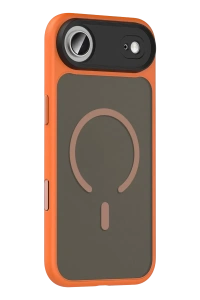 Apple iPhone 17 Air Megane Magsafe Kapak - Turuncu