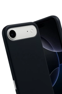 Apple iPhone 17 Air Nano içi Kadife Silikon - Siyah