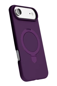 Apple iPhone 17 Air Regal Magsafe Standlı Kapak - Derin Mor