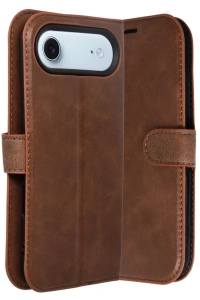 Apple iPhone 17 Air Trend S Plus Kapaklı Kılıf - Taba