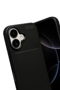 Apple iPhone 17 Auto Focus Karbon Kapak - Siyah