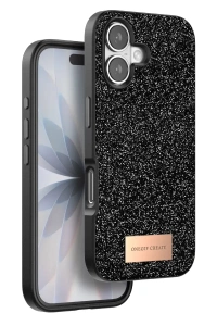 Apple iPhone 17 Bright Simli Kapak - Siyah