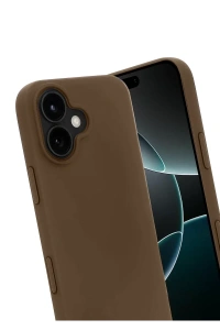 Apple iPhone 17 First Silikon - Kahverengi