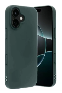 Apple iPhone 17 First Silikon - Koyu Yeşil
