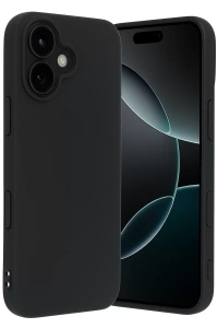 Apple iPhone 17 First Silikon - Siyah
