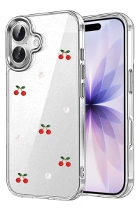 Apple iPhone 17 Fiyonk Desenli Kapak - Desen 9
