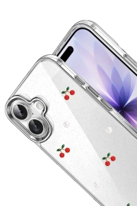 Apple iPhone 17 Fiyonk Desenli Kapak - Desen 9