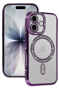 Apple iPhone 17 Joke Simli Magneticsafe Kılıf - Derin Mor