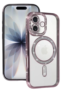 Apple iPhone 17 Joke Simli Magneticsafe Kılıf - Pembe