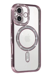 Apple iPhone 17 Joke Simli Magneticsafe Kılıf - Pembe