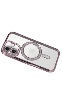 Apple iPhone 17 Joke Simli Magneticsafe Kılıf - Pembe