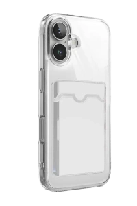 Apple iPhone 17 Kart Şeffaf Silikon - Şeffaf