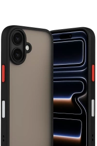 Apple iPhone 17 Kılıf Montreal Silikon Kapak - Siyah
