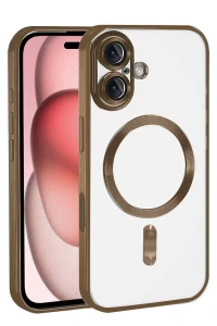 Apple iPhone 17 Kross Magneticsafe Kapak - Çöl Titanyum