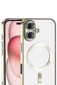 Apple iPhone 17 Kross Magneticsafe Kapak - Gold