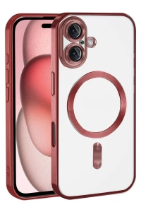 Apple iPhone 17 Kross Magneticsafe Kapak - Kırmızı