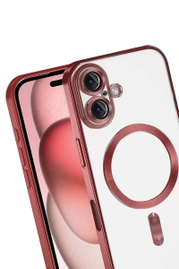 Apple iPhone 17 Kross Magneticsafe Kapak - Kırmızı