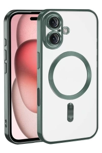 Apple iPhone 17 Kross Magneticsafe Kapak - Koyu Yeşil