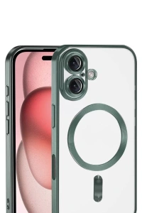 Apple iPhone 17 Kross Magneticsafe Kapak - Koyu Yeşil