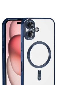 Apple iPhone 17 Kross Magneticsafe Kapak - Lacivert