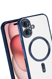 Apple iPhone 17 Kross Magneticsafe Kapak - Lacivert