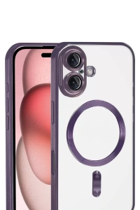 Apple iPhone 17 Kross Magneticsafe Kapak - Mor