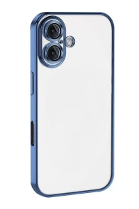 Apple iPhone 17 Lensli Silikon - Açık Mavi