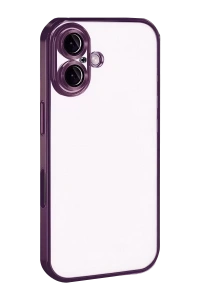 Apple iPhone 17 Lensli Silikon - Açık Mor