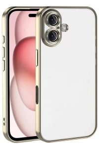 Apple iPhone 17 Lensli Silikon - Gold
