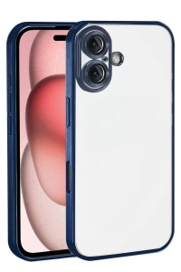 Apple iPhone 17 Lensli Silikon - Lacivert