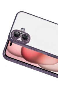 Apple iPhone 17 Lensli Silikon - Mor