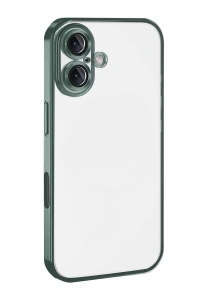 Apple iPhone 17 Lensli Silikon - Yeşil