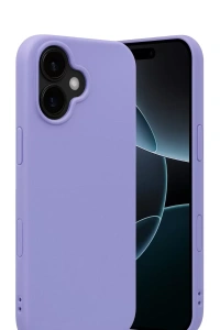 Apple iPhone 17 Nano içi Kadife Silikon - Lila