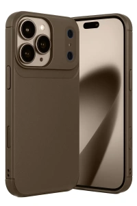 Apple iPhone 17 Pro Auto Focus Karbon Kapak - Kahverengi