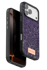 Apple iPhone 17 Pro Bright Simli Kapak - Derin Mor