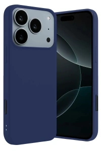 Apple iPhone 17 Pro First Silikon - Lacivert