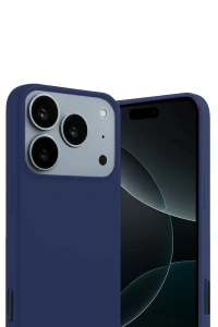 Apple iPhone 17 Pro First Silikon - Lacivert