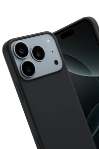 Apple iPhone 17 Pro First Silikon - Siyah