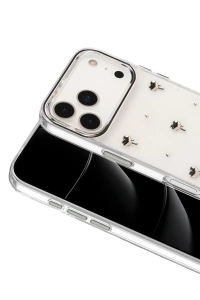 Apple iPhone 17 Pro Fiyonk Desenli Kapak - Desen 1
