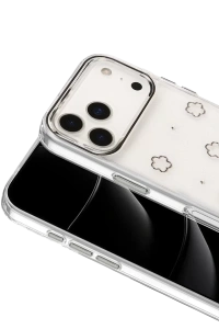 Apple iPhone 17 Pro Fiyonk Desenli Kapak - Desen 2