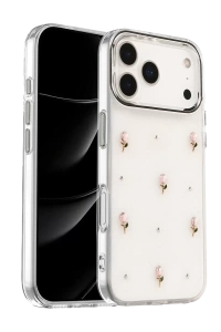 Apple iPhone 17 Pro Fiyonk Desenli Kapak - Desen 6